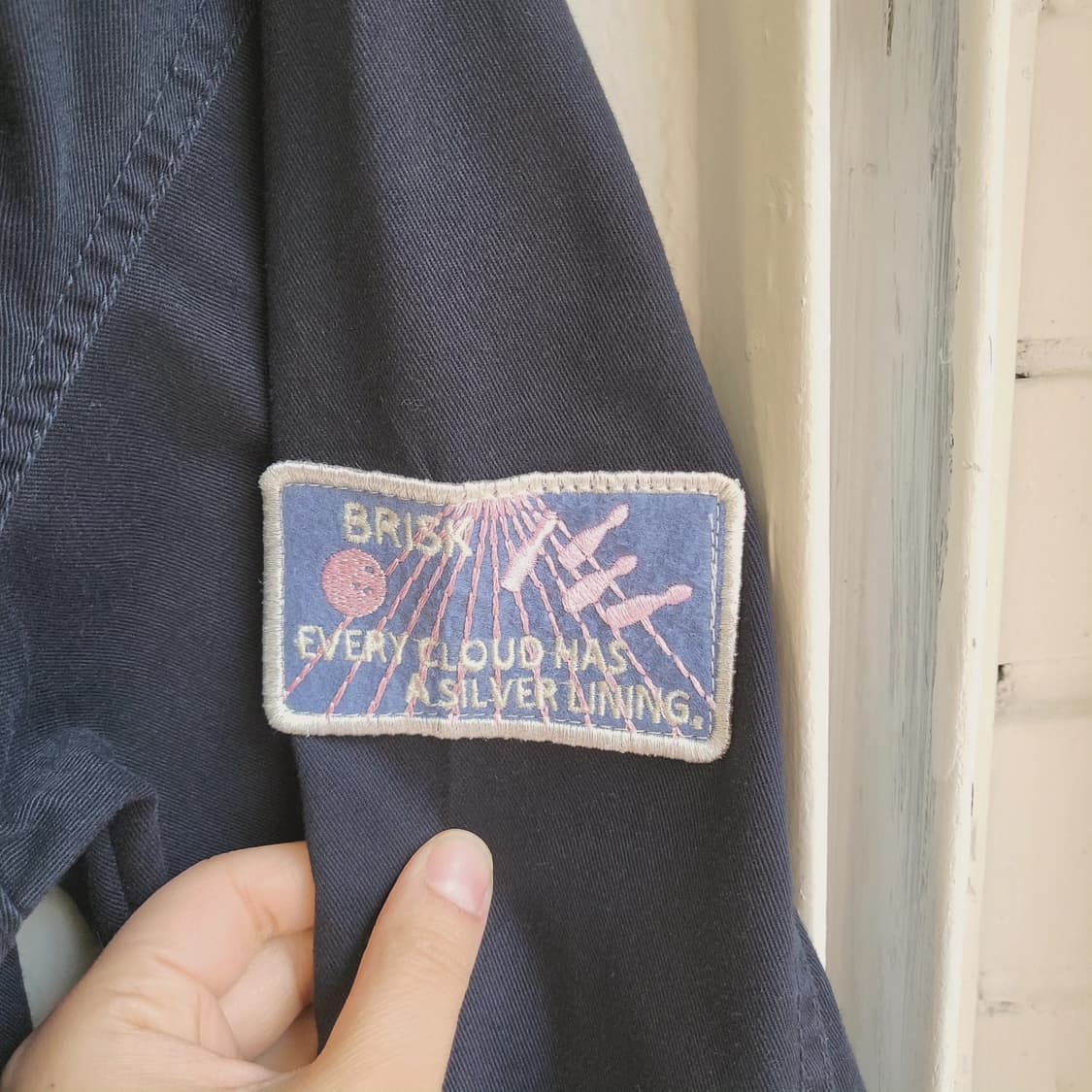 딥네이비 와펜 워크자켓 상품이미지5