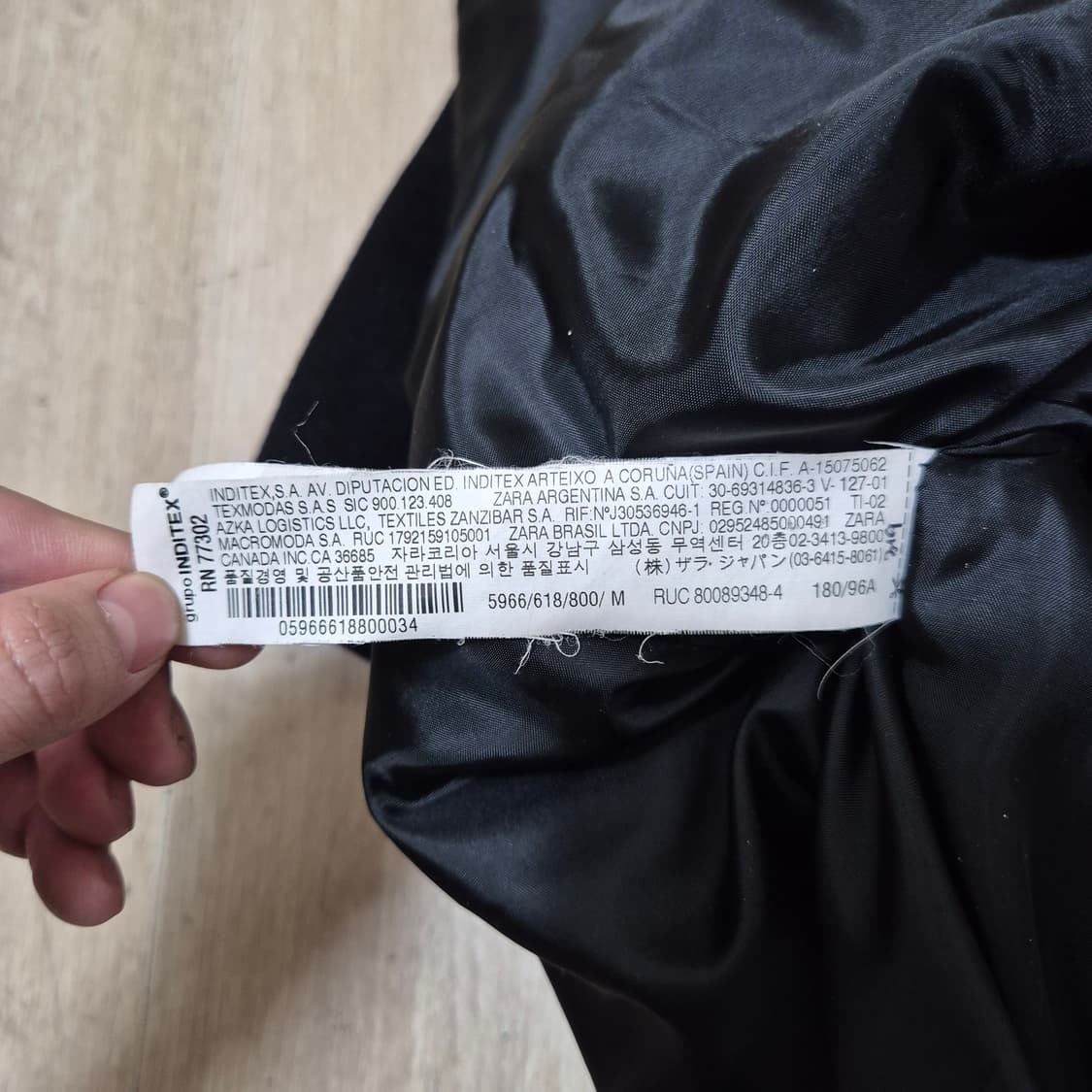 자라 베이직 모직 더블 코트 상품이미지6