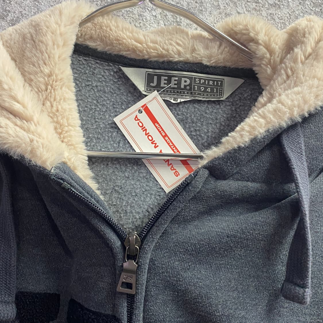 지프 스피릿 빅로고 후드집업 B3168 상품이미지3