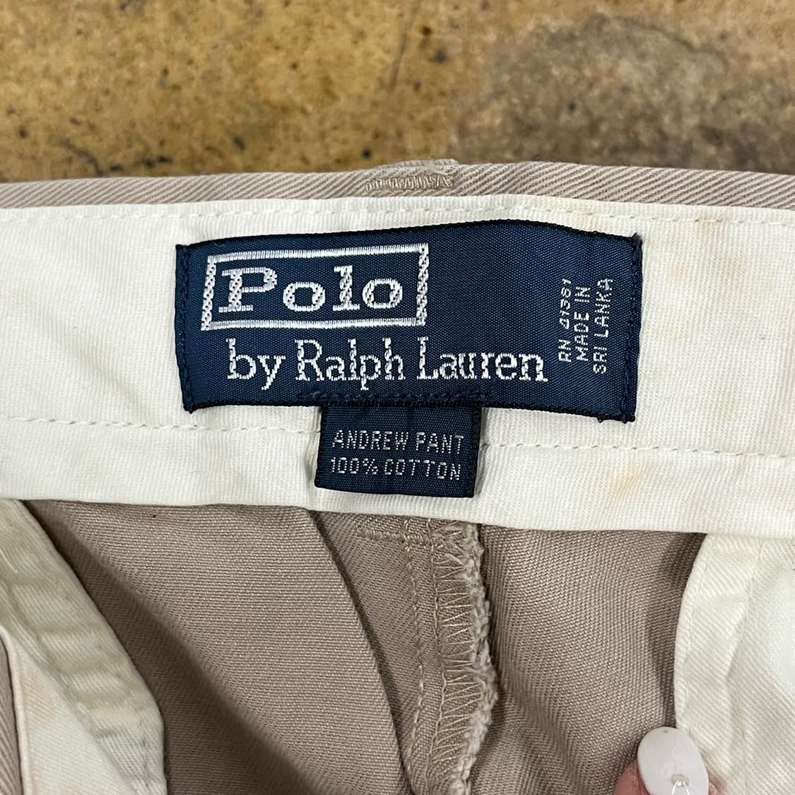 [정품] 폴로 랄프로렌 베이지색 바지 b16 상품이미지4