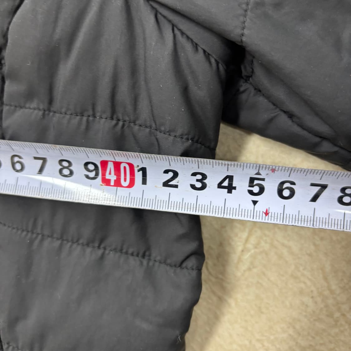 노스페이스 스몰로고 블랙 경량 패딩 상품이미지5