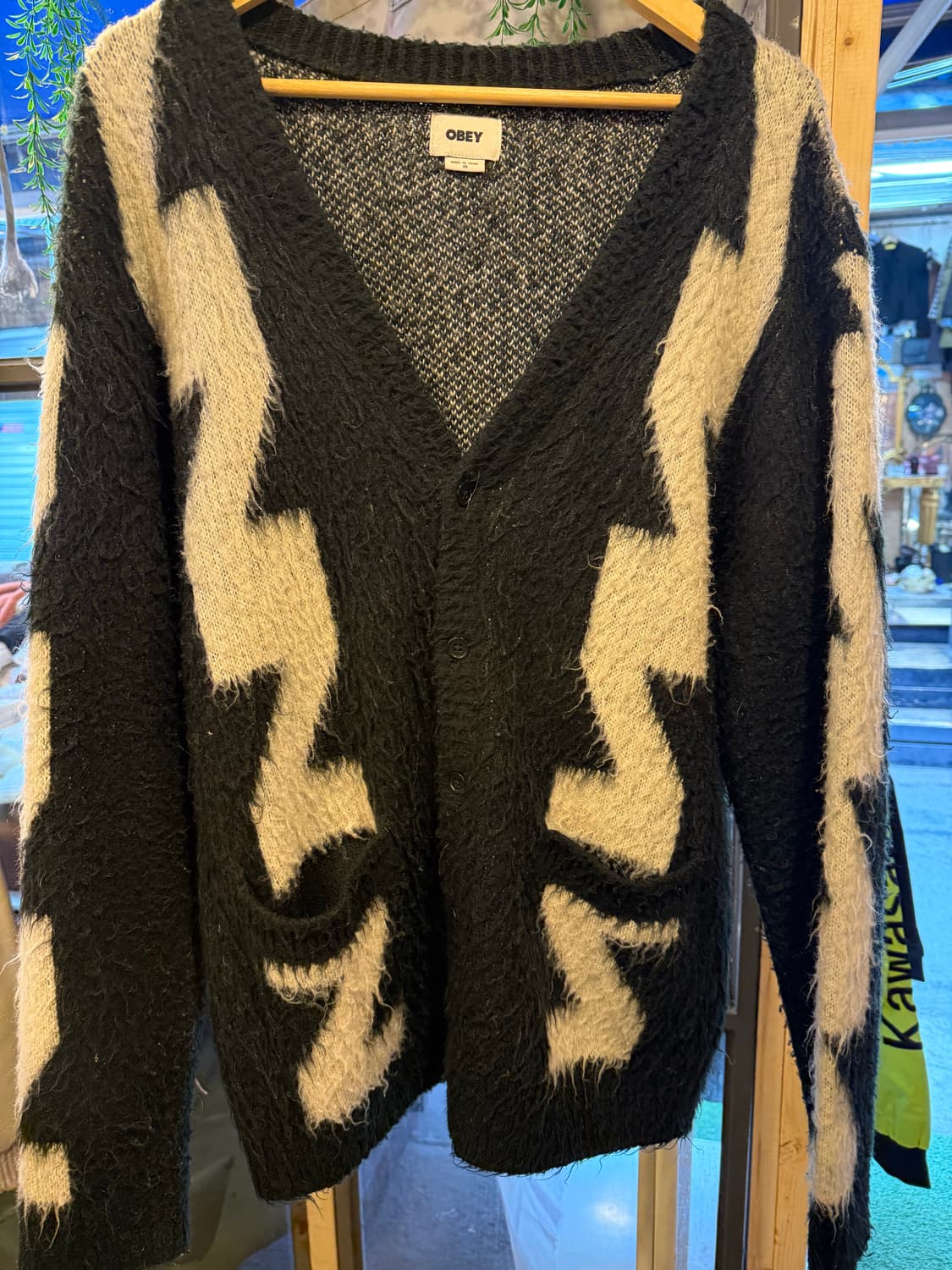 오베이 덱스터 블랙 가디건 상품이미지1