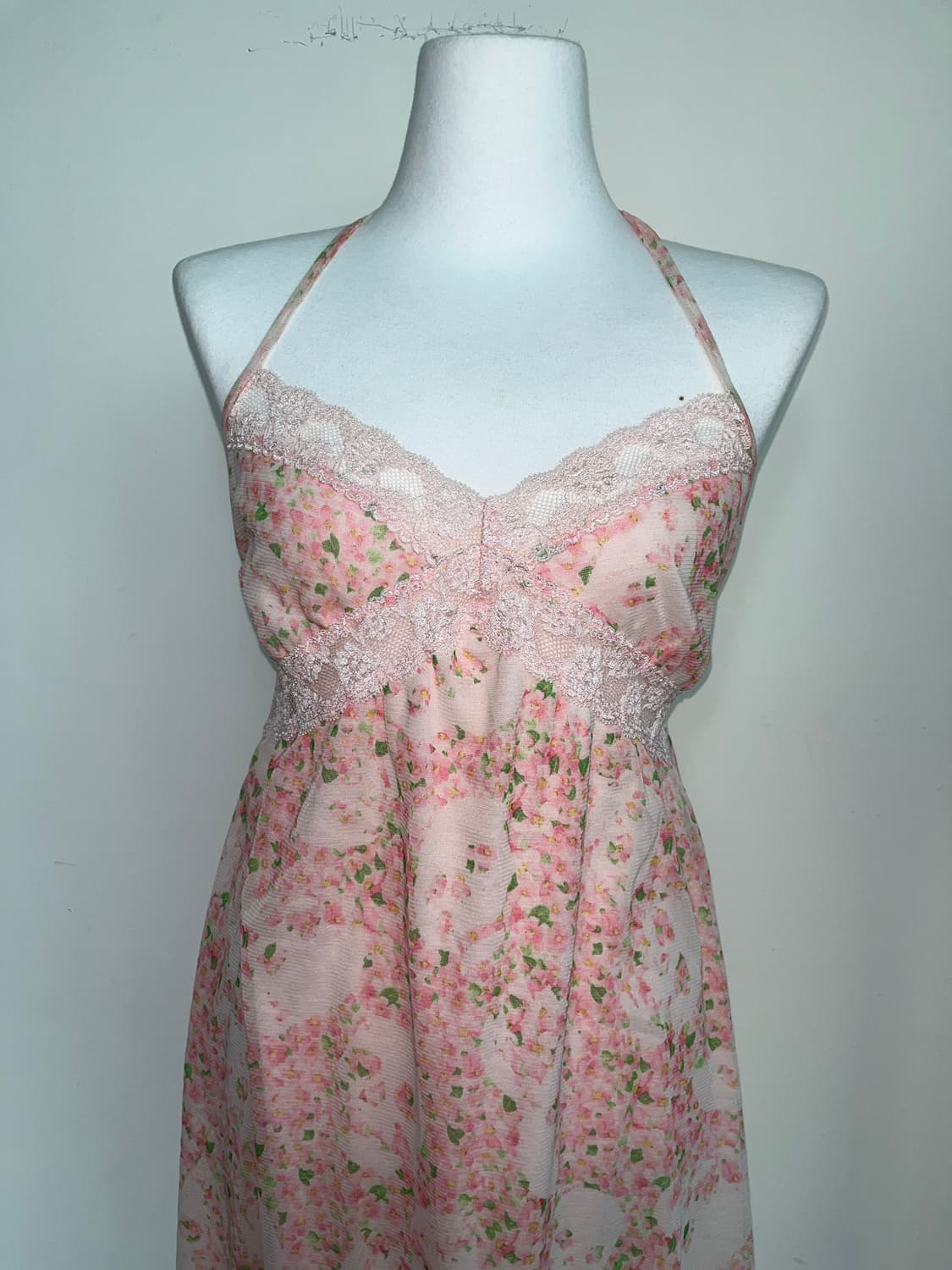 (초레어) 히스테릭 글래머 스컬 해골 꽃무늬 레이스 캐미솔 원피스 드레스 상품이미지2