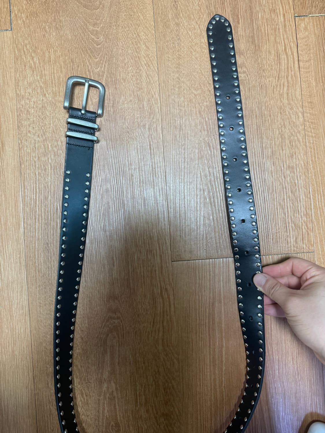 알렌느 스터드 벨트 2사이즈 상품이미지3
