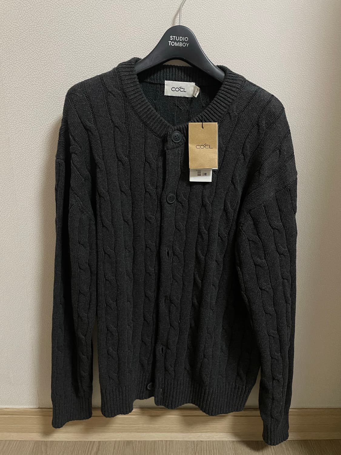 커스텀 어클락 소프트케이블가디건 상품이미지4