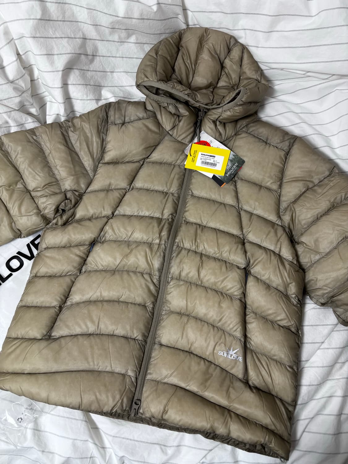 선러브 경량패딩 m 상품이미지1