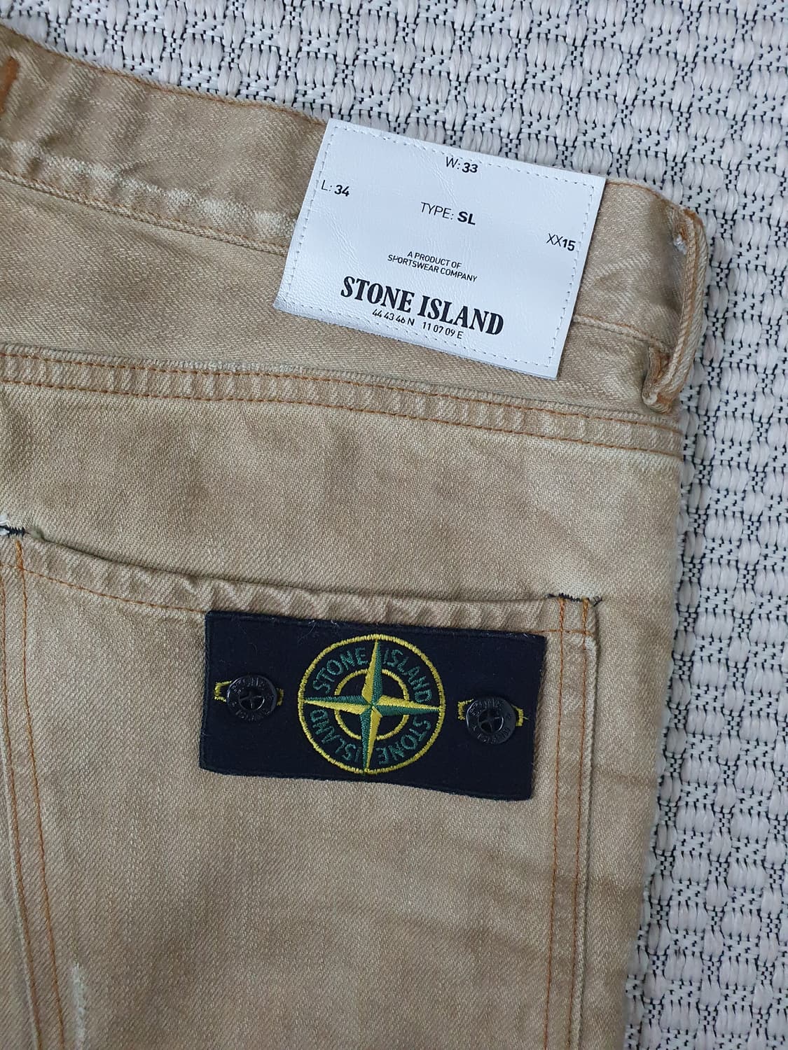 2012 스톤 아일랜드 디스트레스드 더스트 진 상품이미지2