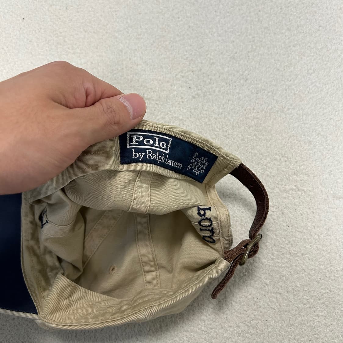 Polo Cap Beige 상품이미지3