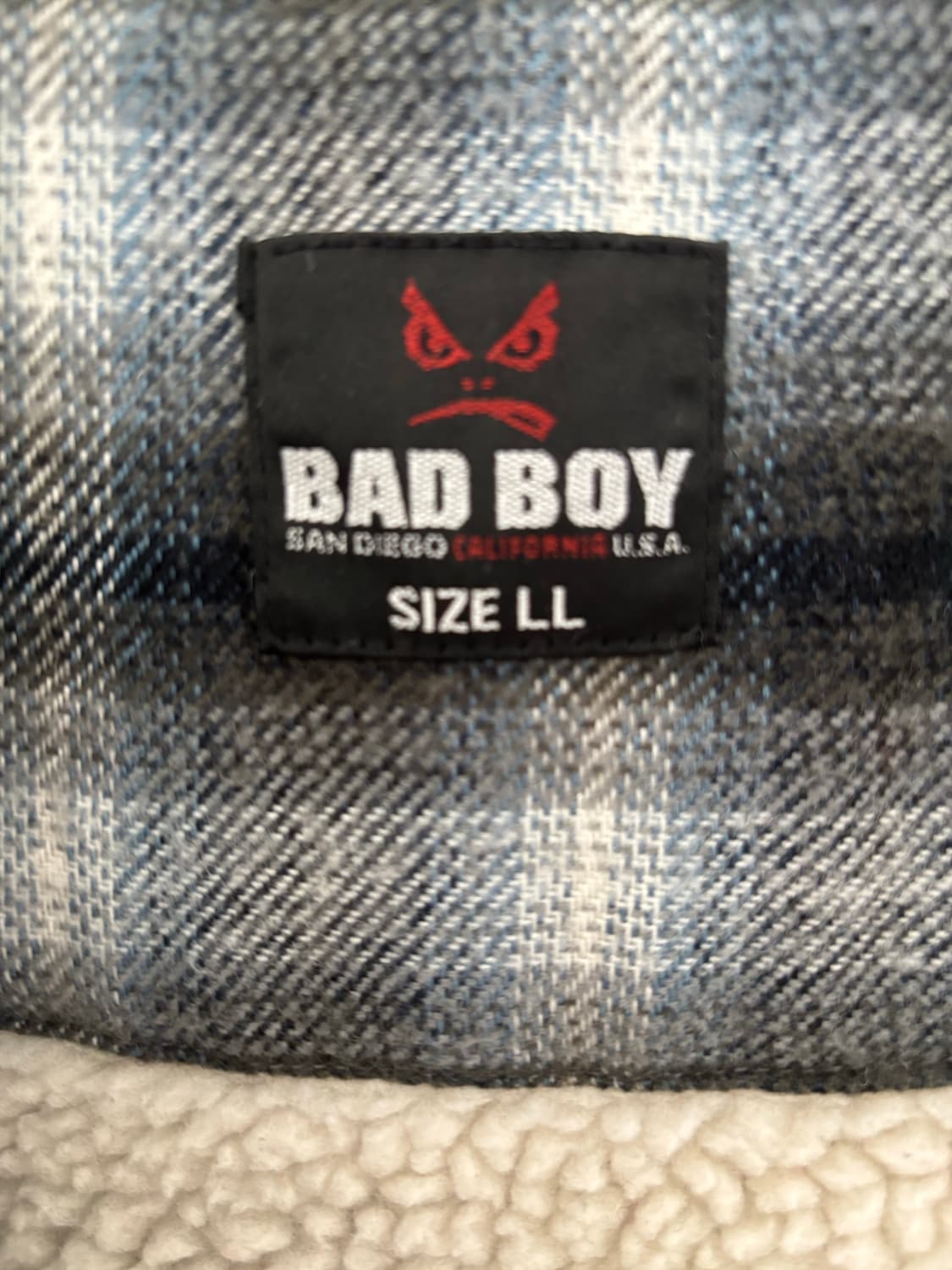 Bad Boy 체크 셔츠 자켓 L-XL 상품이미지9