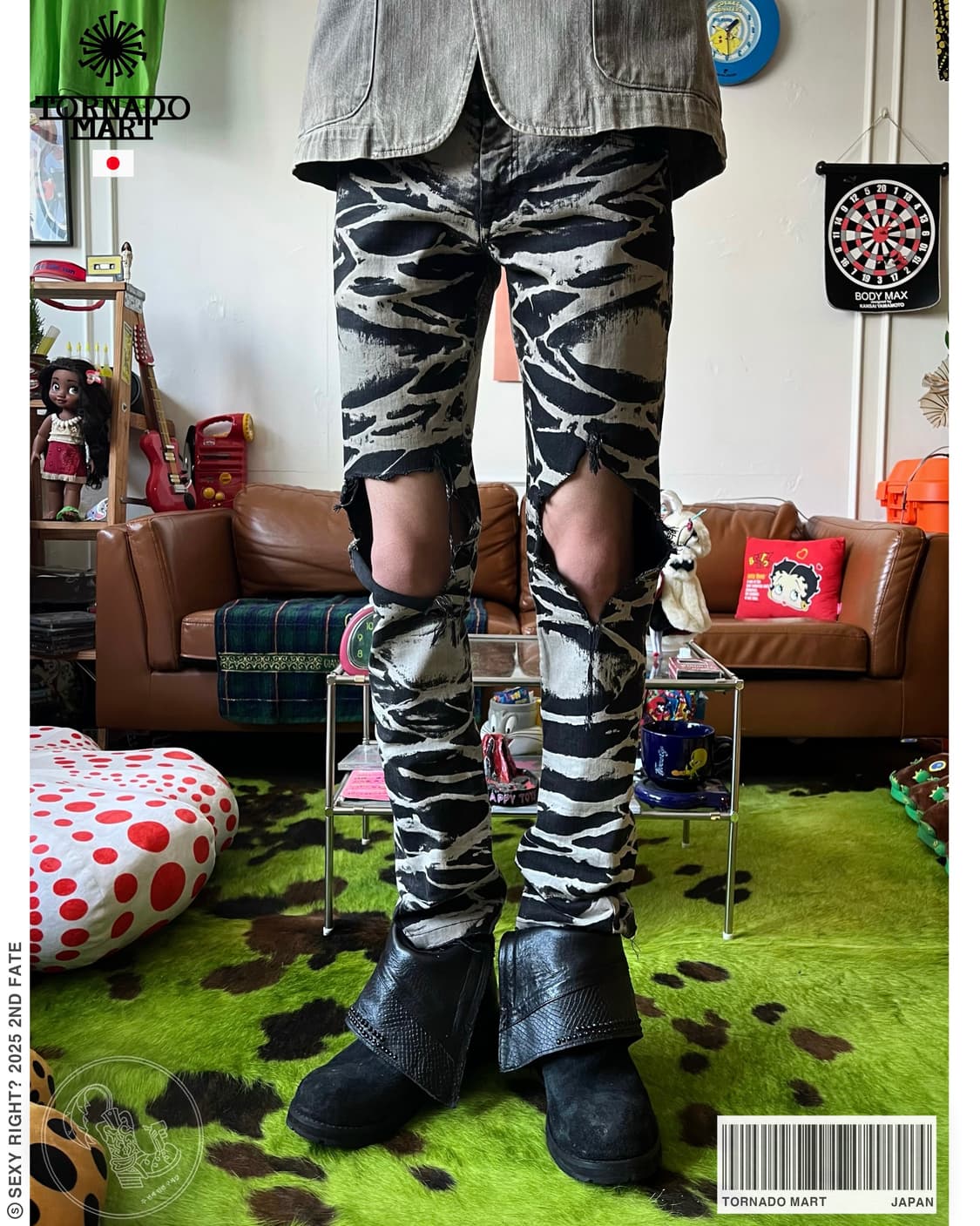 TORNADO MART Wild Destroyed Detail Jeans 상품이미지1