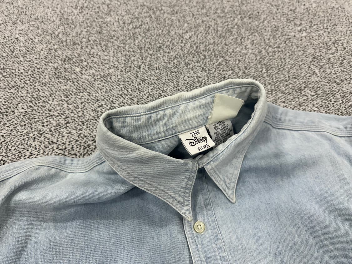 90s 디즈니 미키마우스패밀리 자수 데님셔츠 상품이미지3