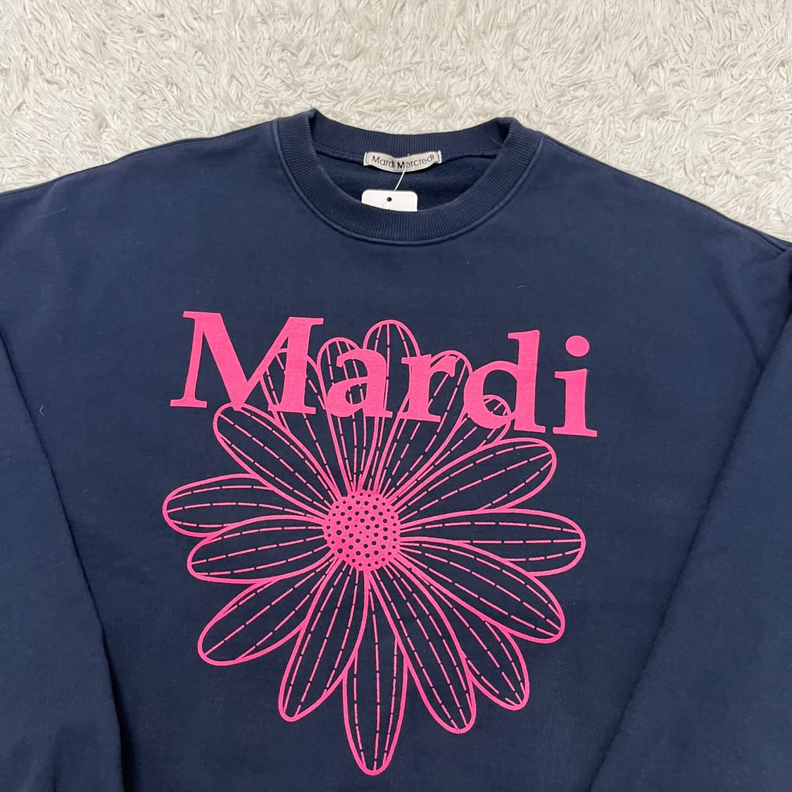 Mardi Mercredi navy sweatshirt 상품이미지5