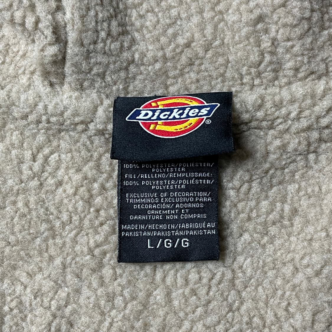 DICKIES 디키즈 빈티지 그레이 셰르파 후드 집업 A00824 상품이미지9