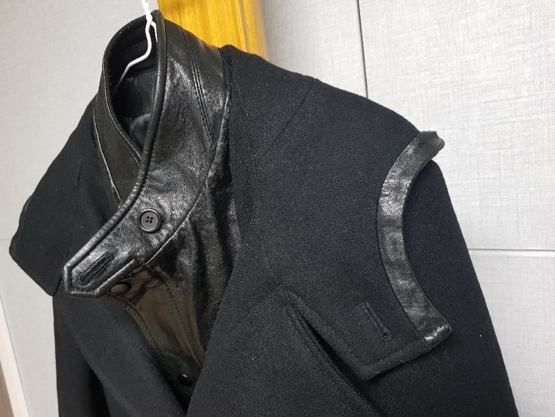 시스템 가죽 캐시미어 상품이미지4