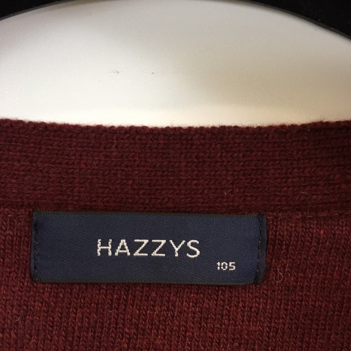 헤지스 아가일 니트가디건 105  상품이미지5