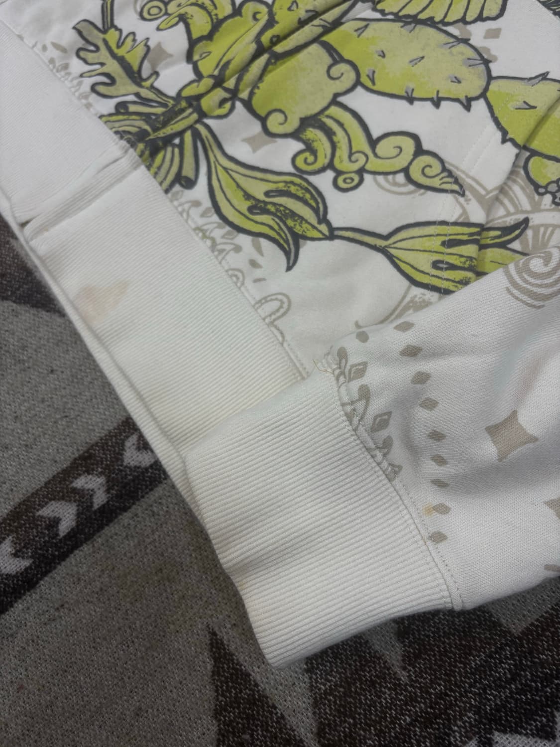 Christian Audigier 드래곤 풀 그래픽 후드 집업  상품이미지8