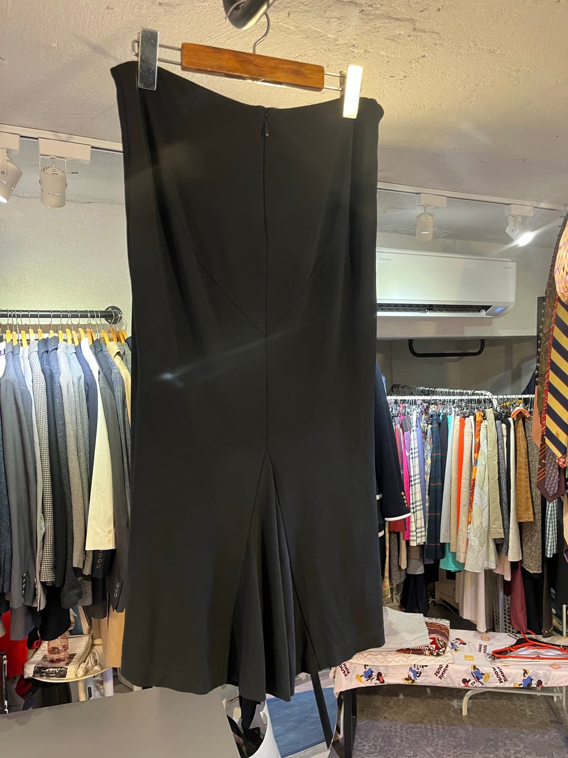 돌체앤가바나 드레이프 스커트 블랙 (40) 상품이미지2