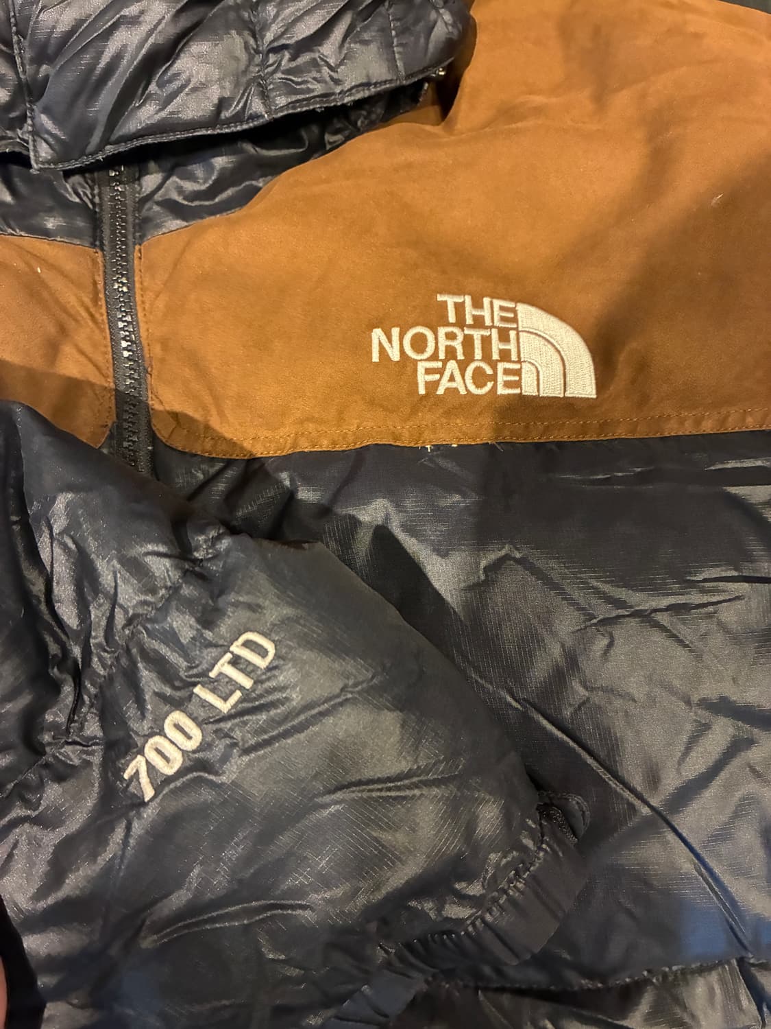 XL) 노스페이스 눕시 700 스웨이드 패딩 상품이미지2