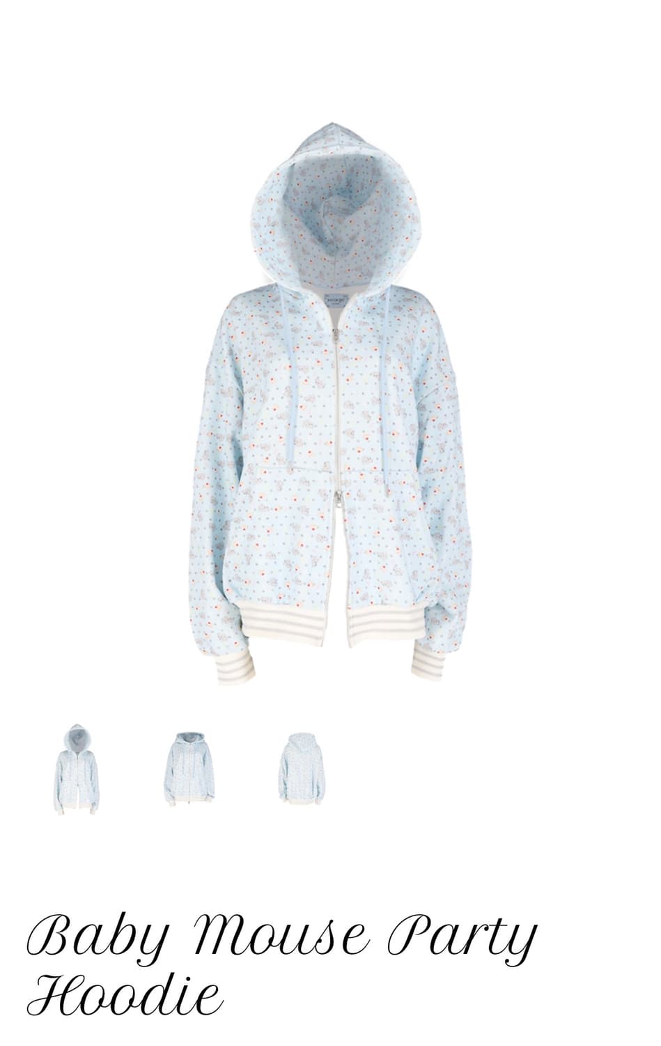 혼쿄 베이비 마우스 파티 후드집업 상품이미지1