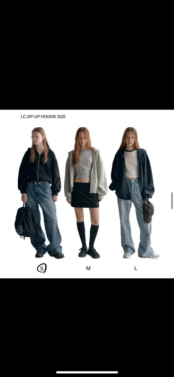 로우클래식 집업 후디 화이트LC233 상품이미지3