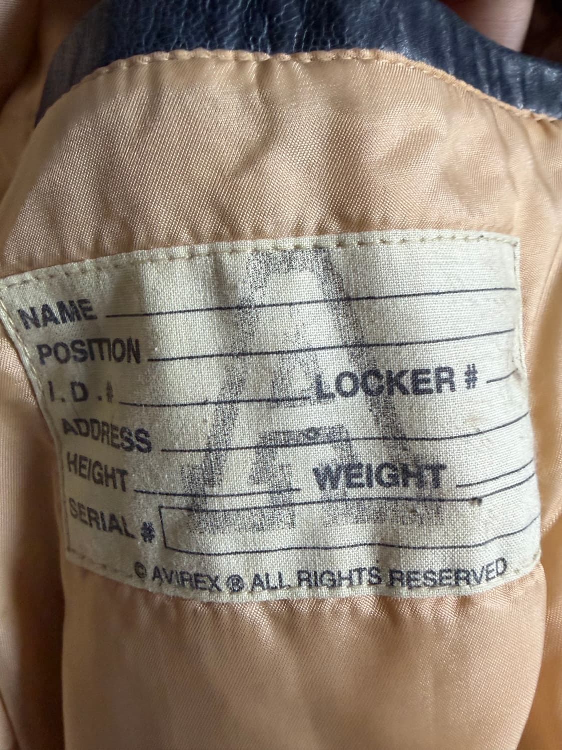 아비렉스 CANADIAN DIVISION 하키 바시티 레더 자켓 상품이미지4