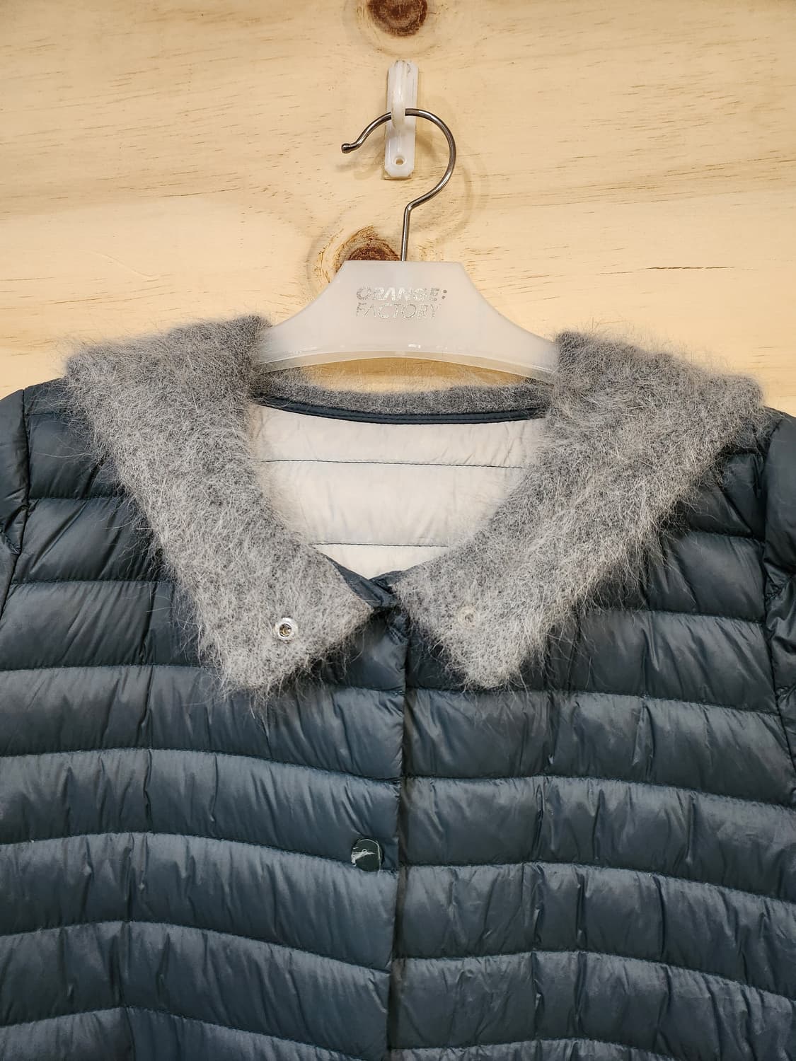 142) 앙고라 카라 구스다운 경량패딩 상품이미지5