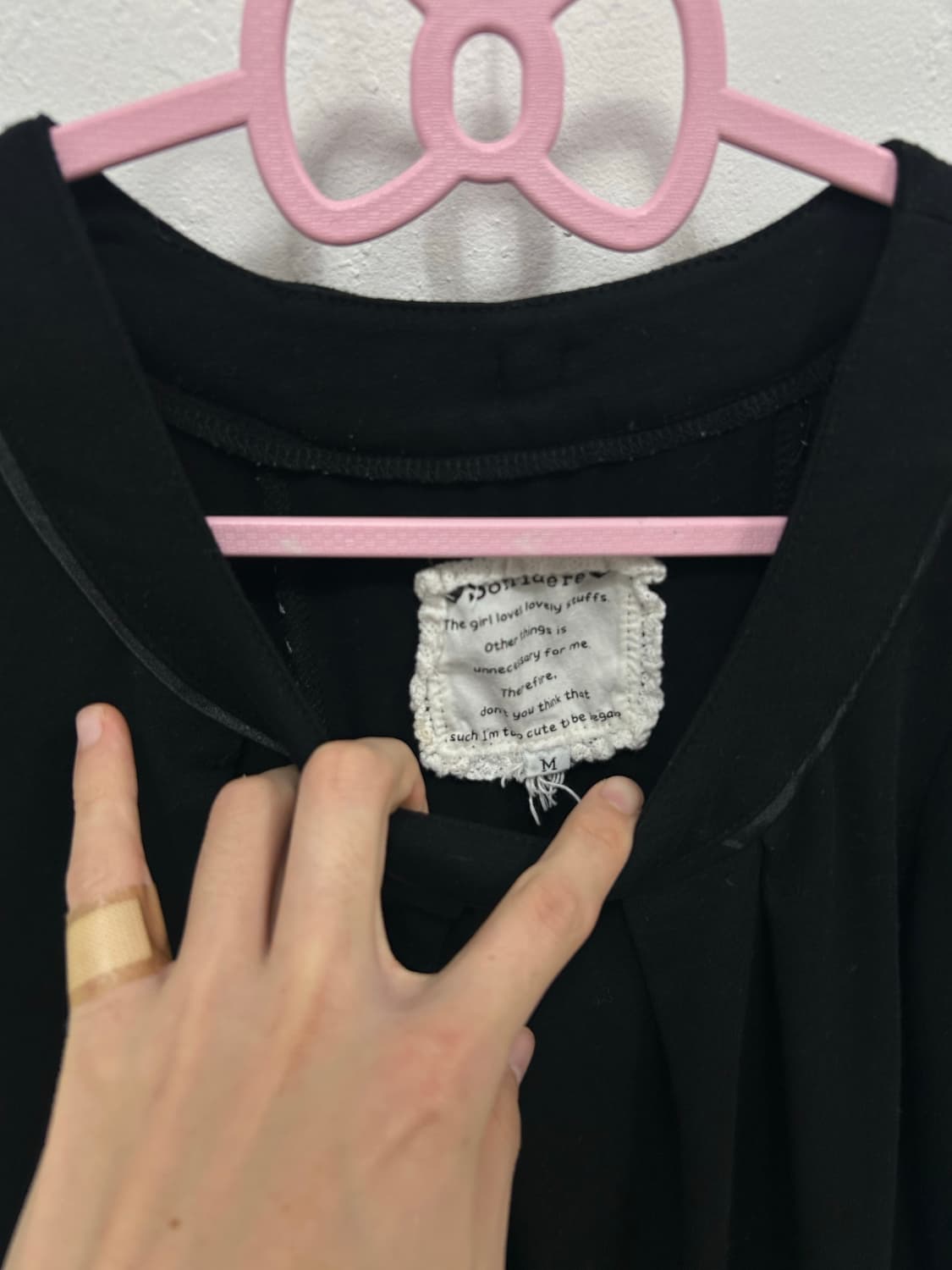 [SORRIDERE] 소리데레 공겜여주 로걀 도트 블라우스 상품이미지8