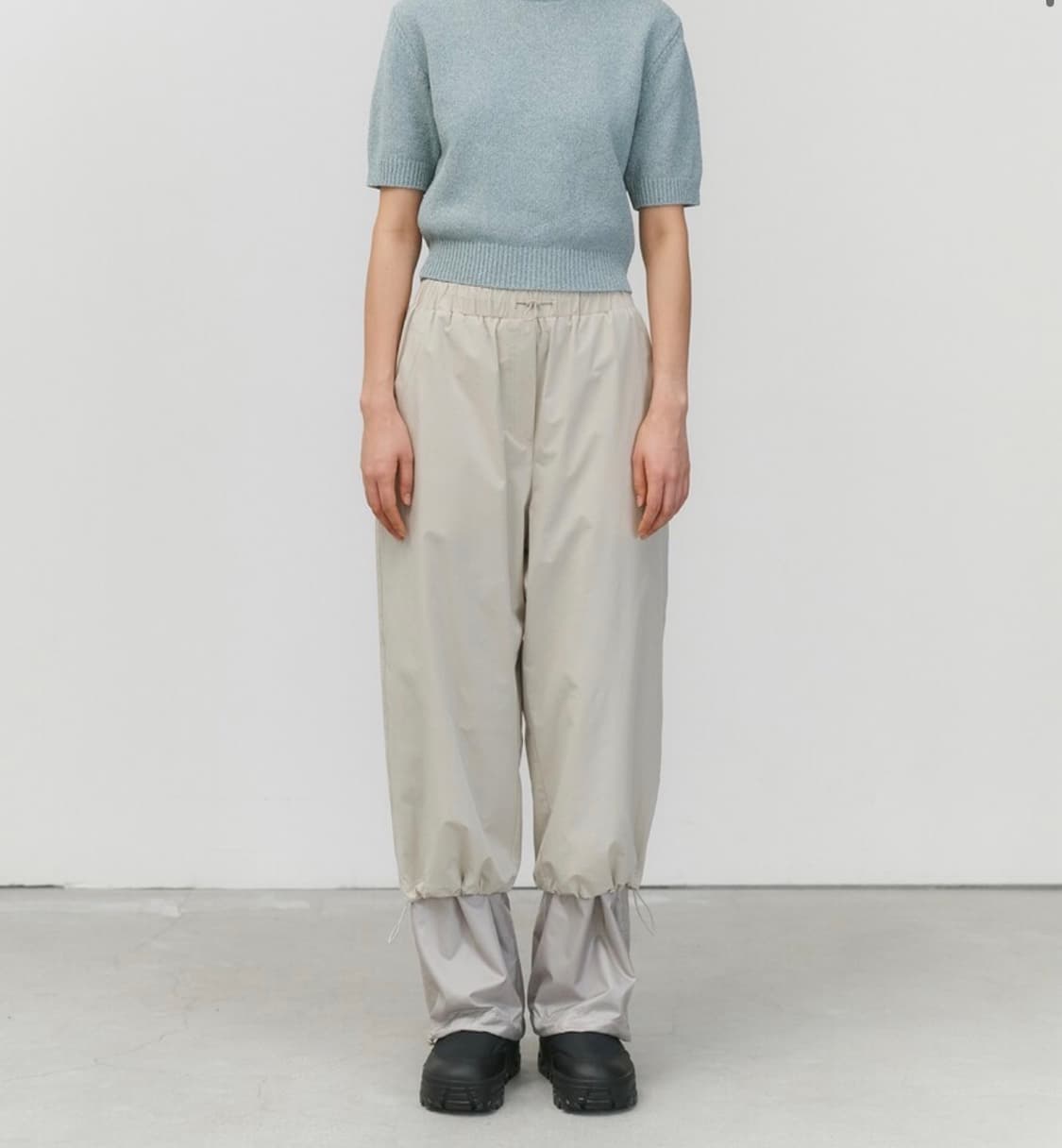 amomento 이모멘토 layered pants  상품이미지1