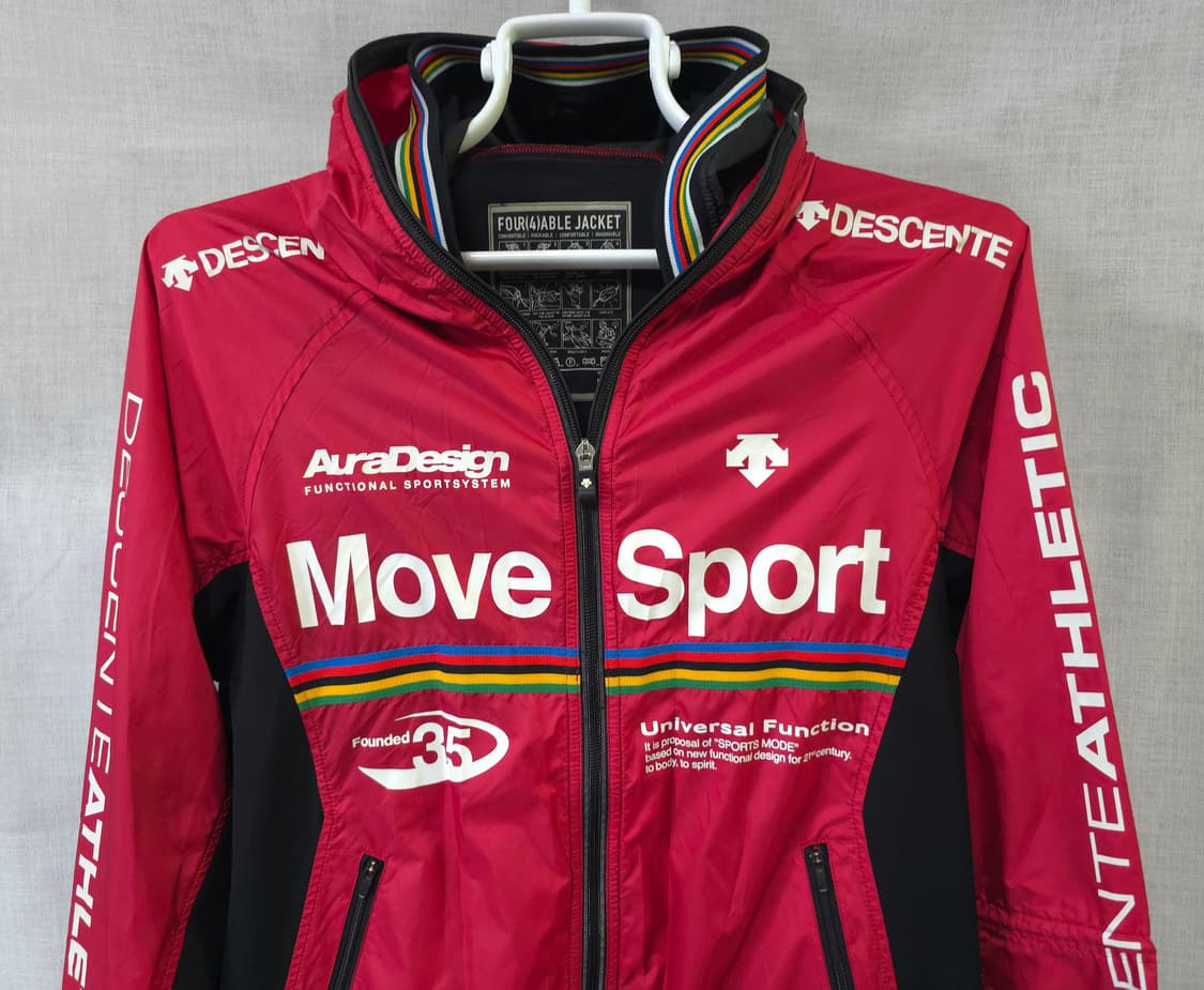 데상트 봄여름 얇은 런닝 져지 자켓 사이클 바람막이 점퍼 100 스트릿 상품이미지4