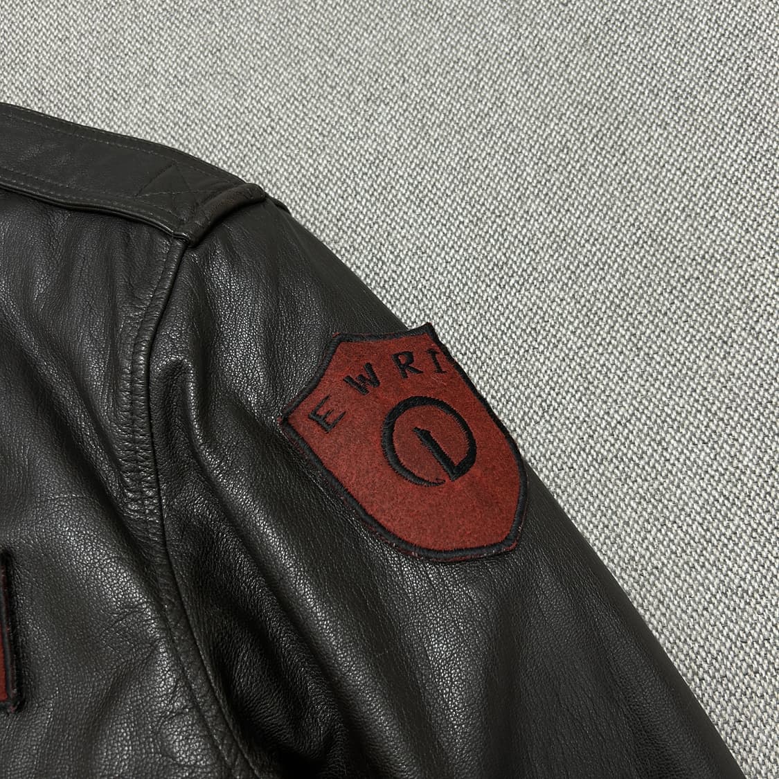 오리지널 00s 공군 플라이트 레더자켓(105) 상품이미지3