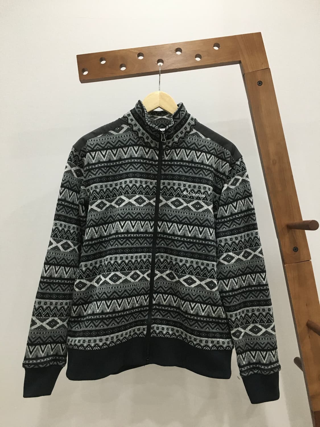 일본 컬럼비아 노르딕패턴 집업 상품이미지1