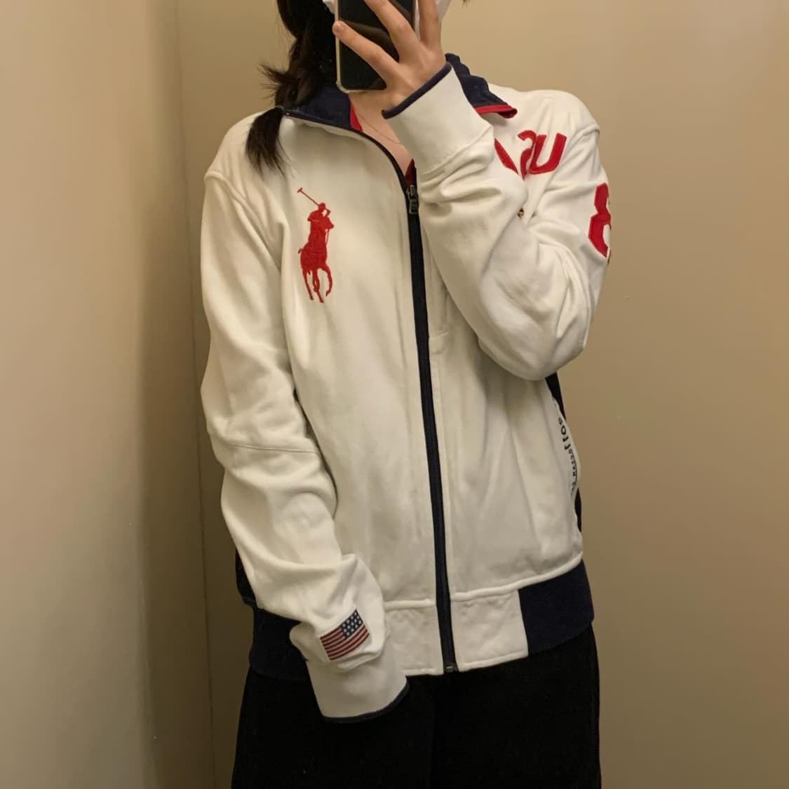 폴로 빅포니 USA 성조기 집업 상품이미지3