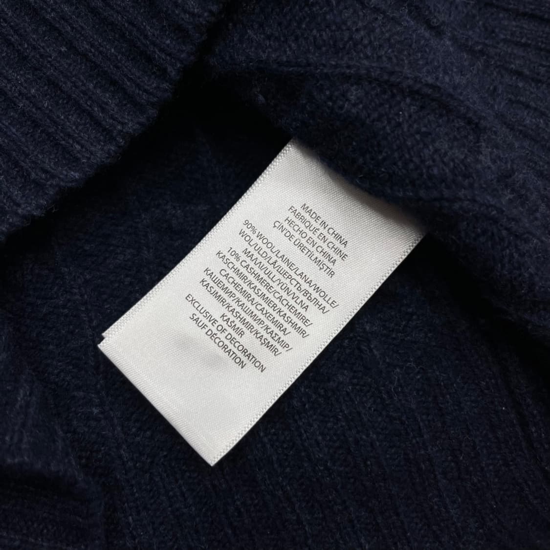 폴로 랄프로렌 딥그린포니 네이비 꽈배기 니트 L 상품이미지5