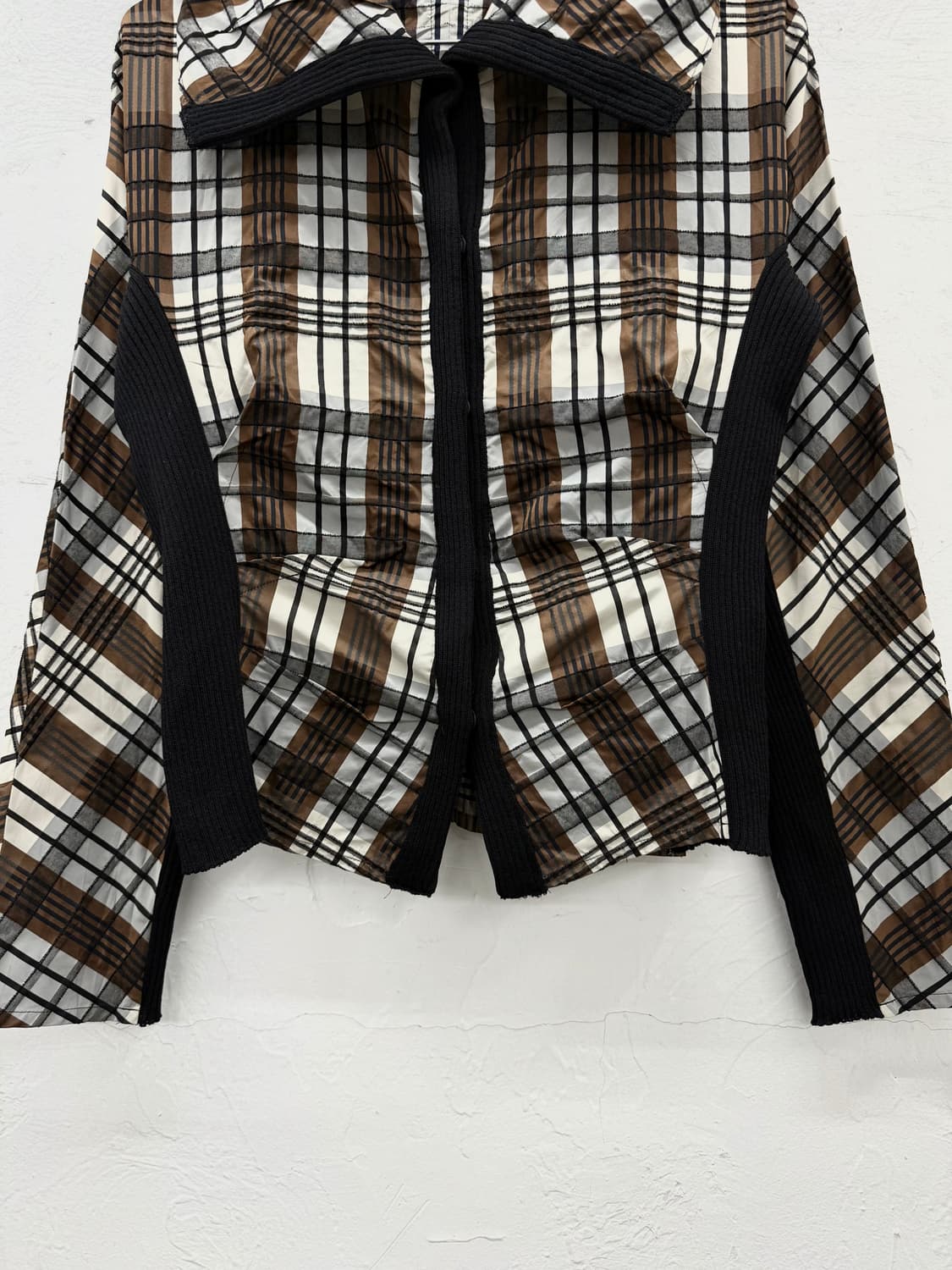 hiroko bis 믹스드 체크 탑 상품이미지3