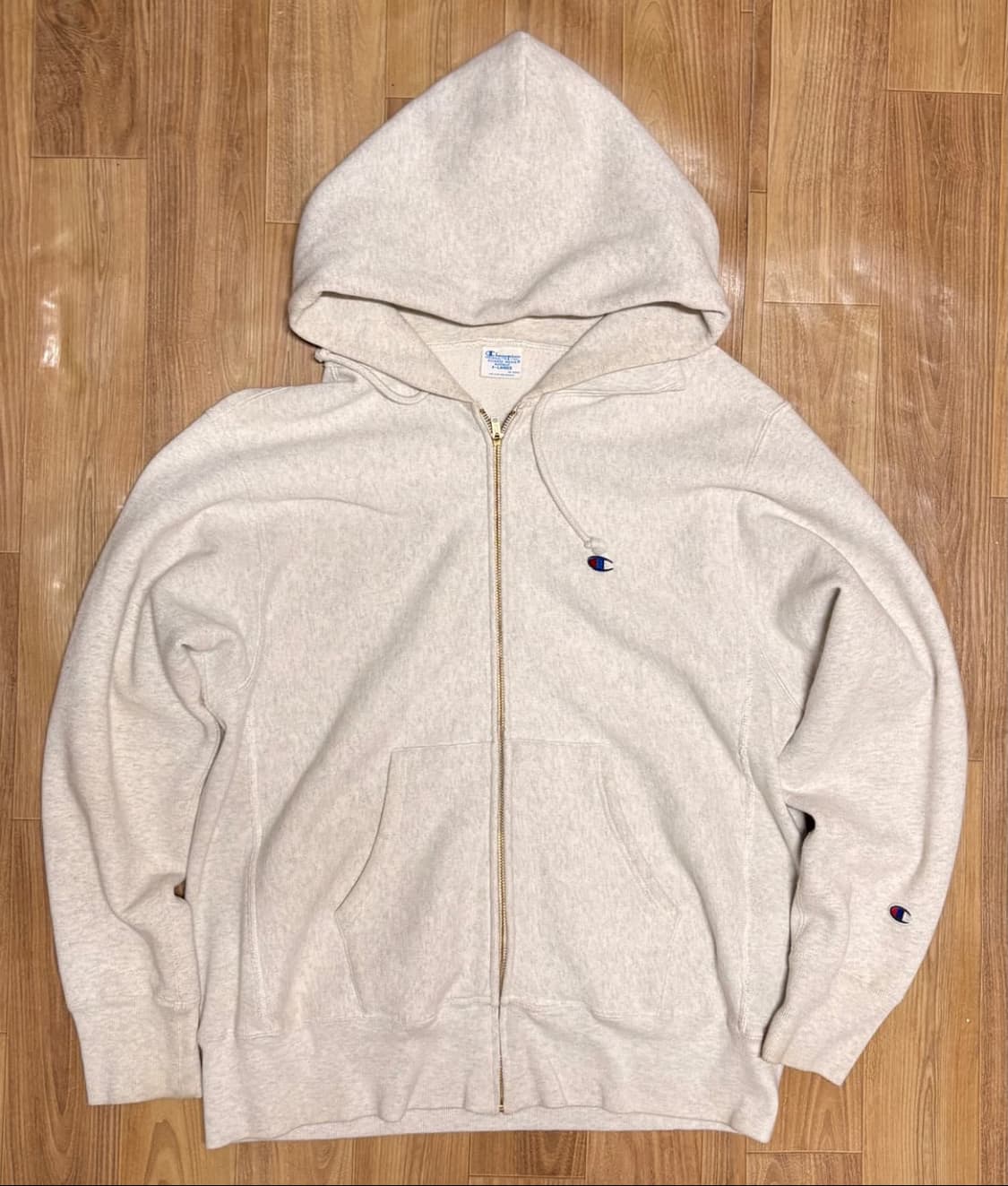 [XL] 챔피온 리버스위브 후드집업 오트밀 상품이미지1