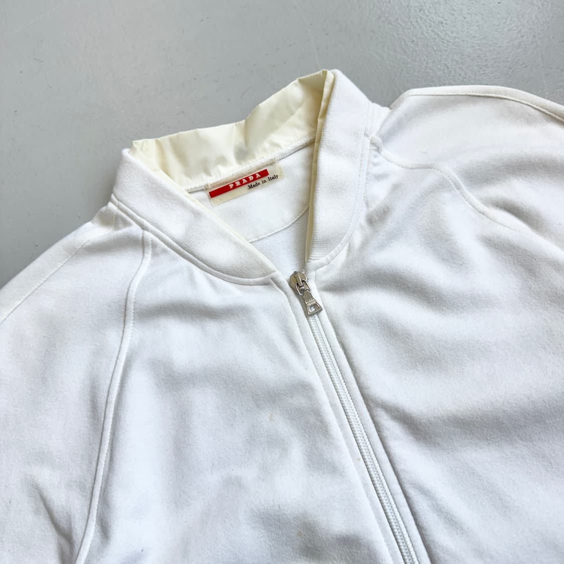 프라다 스포츠 00s 코튼 봄버 집업 자켓 상품이미지3