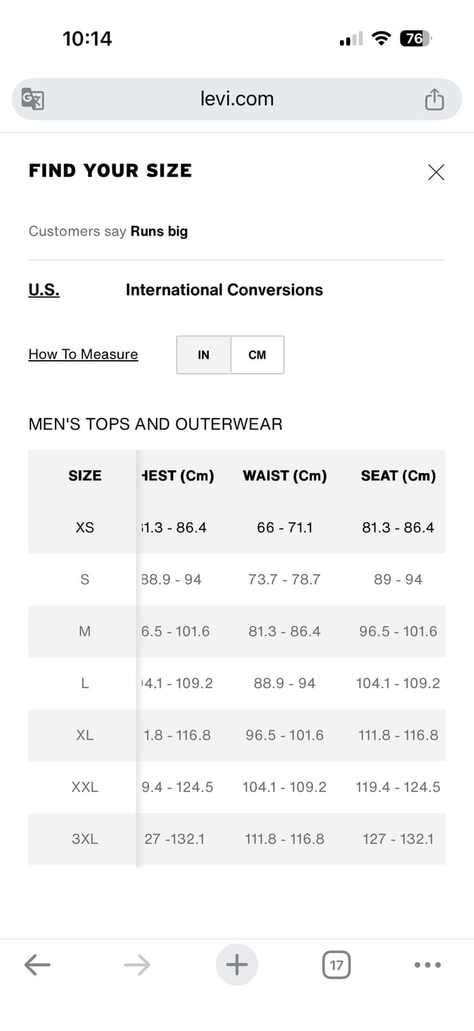 리바이스 스웨이드 시어링 쉐르파 자켓 상품이미지10