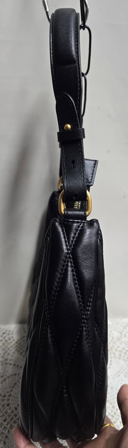 가이거 램펠(lammfell) 퀼티드 호보 + 이태리 모피 미니백 상품이미지6