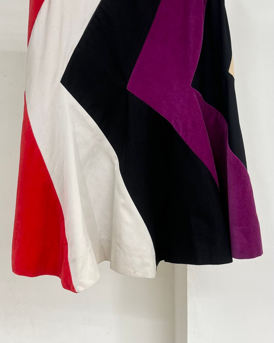 비비안웨스트우드 벨벳 패치워크 스커트 상품이미지6