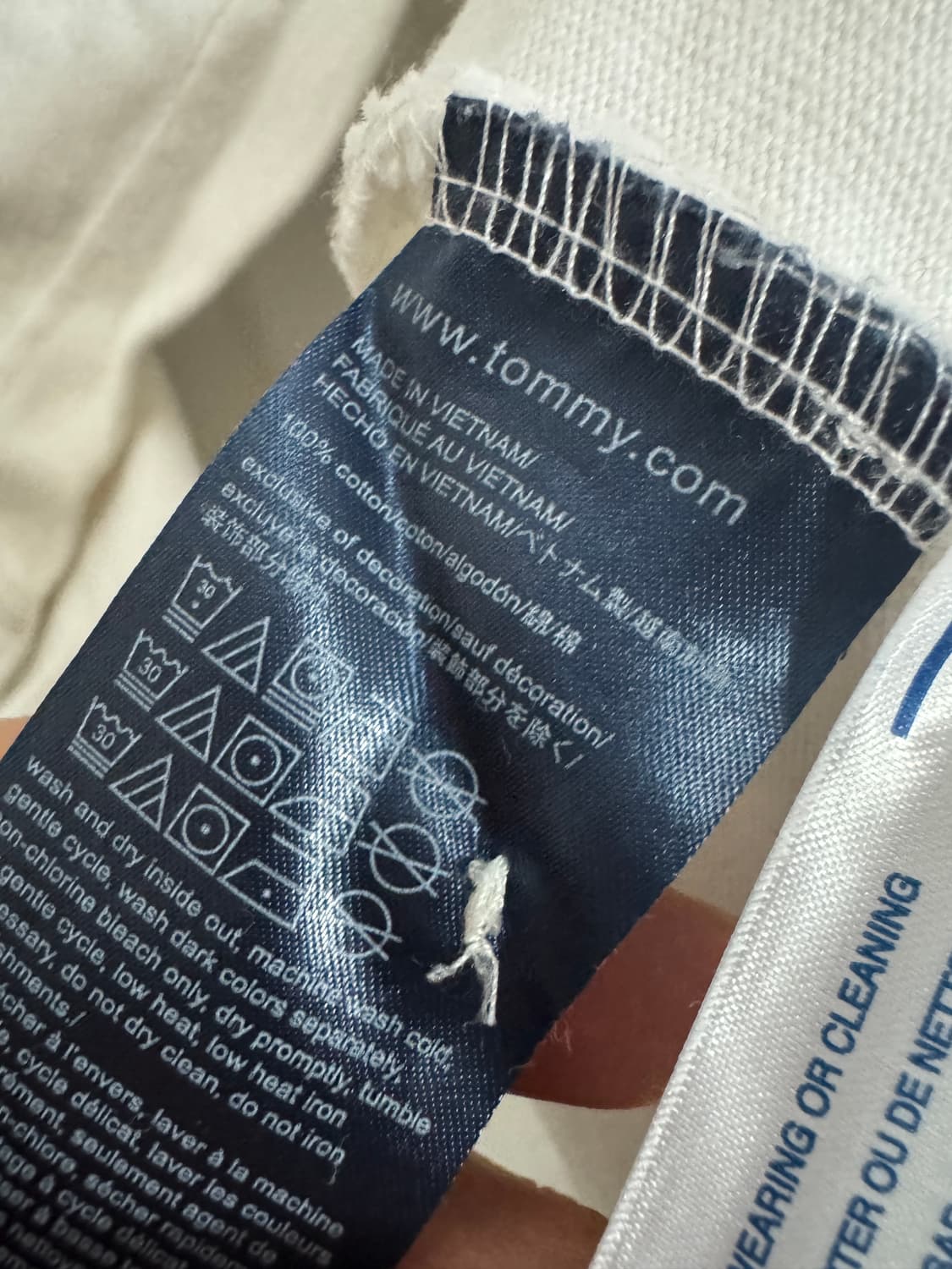 타미힐피거 세일링 화이트 럭비 티셔츠 상품이미지4