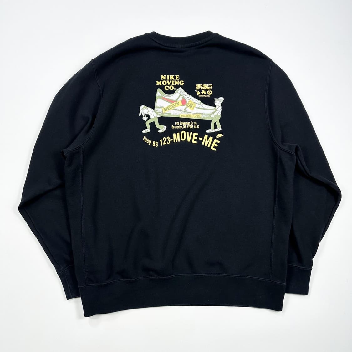 나이키 퓨추라 백로고 블랙 맨투맨 (XL) 상품이미지3