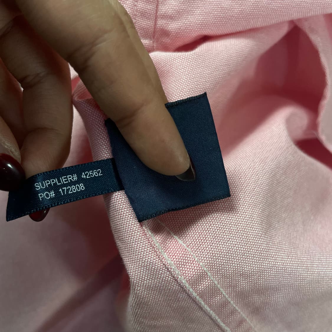 폴로랄프로렌 핑크 긴팔 셔츠 슈퍼슬림핏 2 상품이미지6