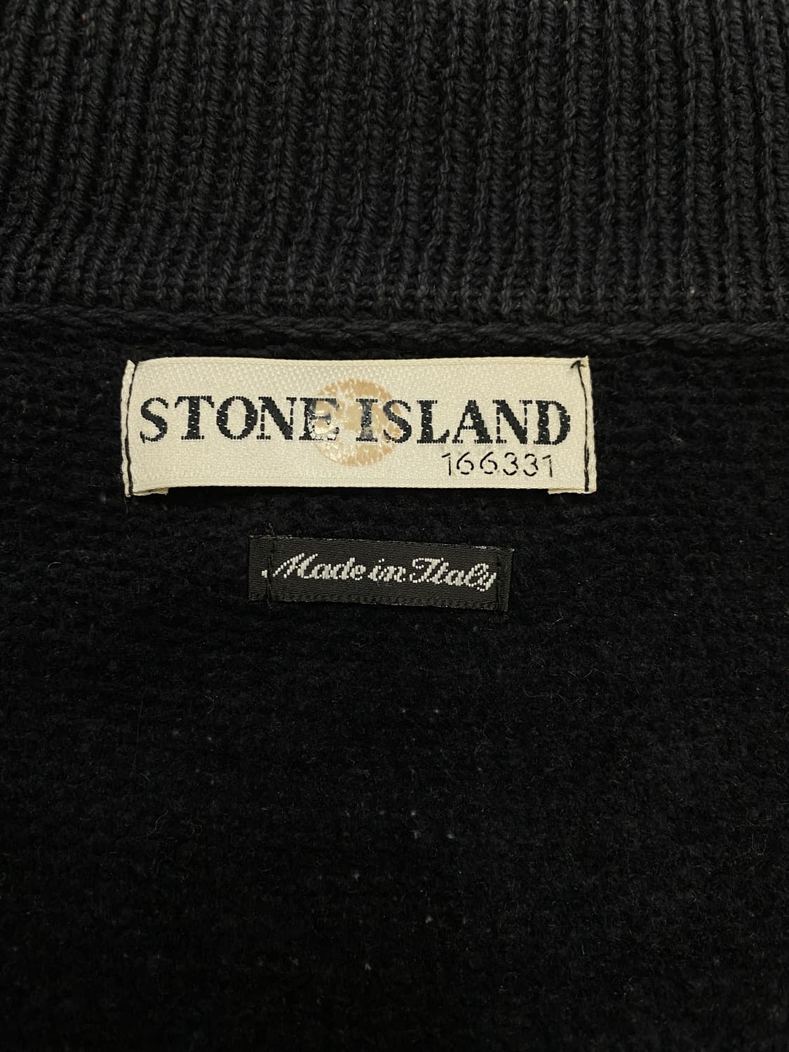 STONE ISLAND구형정품 헤비코튼 하프집업 상품이미지4