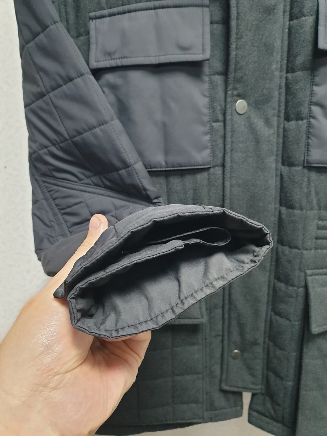 [남100] 클럽모나코 울퀼팅 경량패딩자켓 상품이미지5