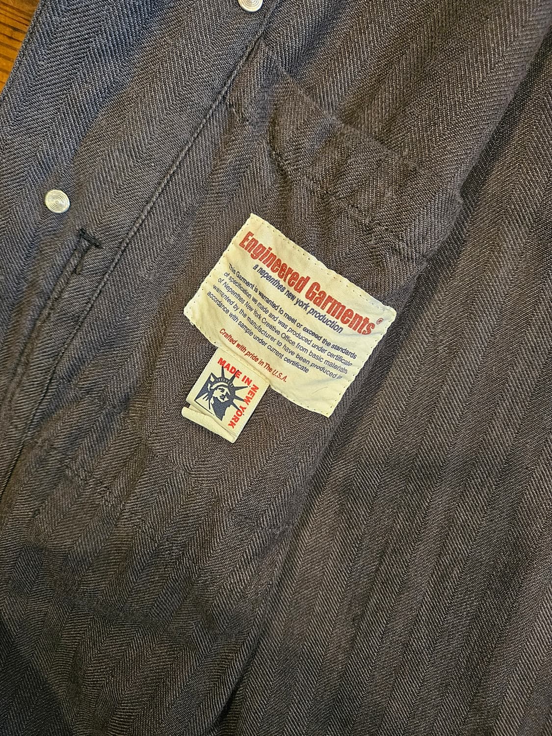 엔지니어드 가먼츠 유틸리티 셔츠 자켓  상품이미지4