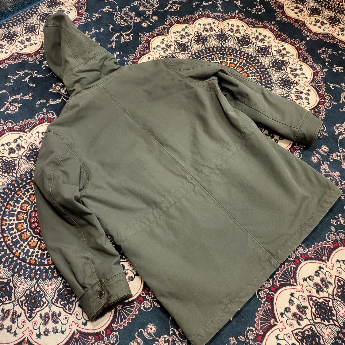 90s JAPAN UNIQLO 후드 야상 자켓 (XL) 상품이미지7