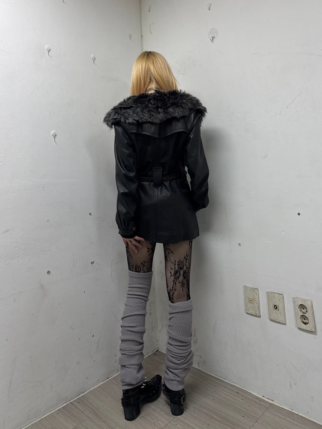 [VKEI] Grey Fur Trimming SheepSkin LGB 상품이미지8