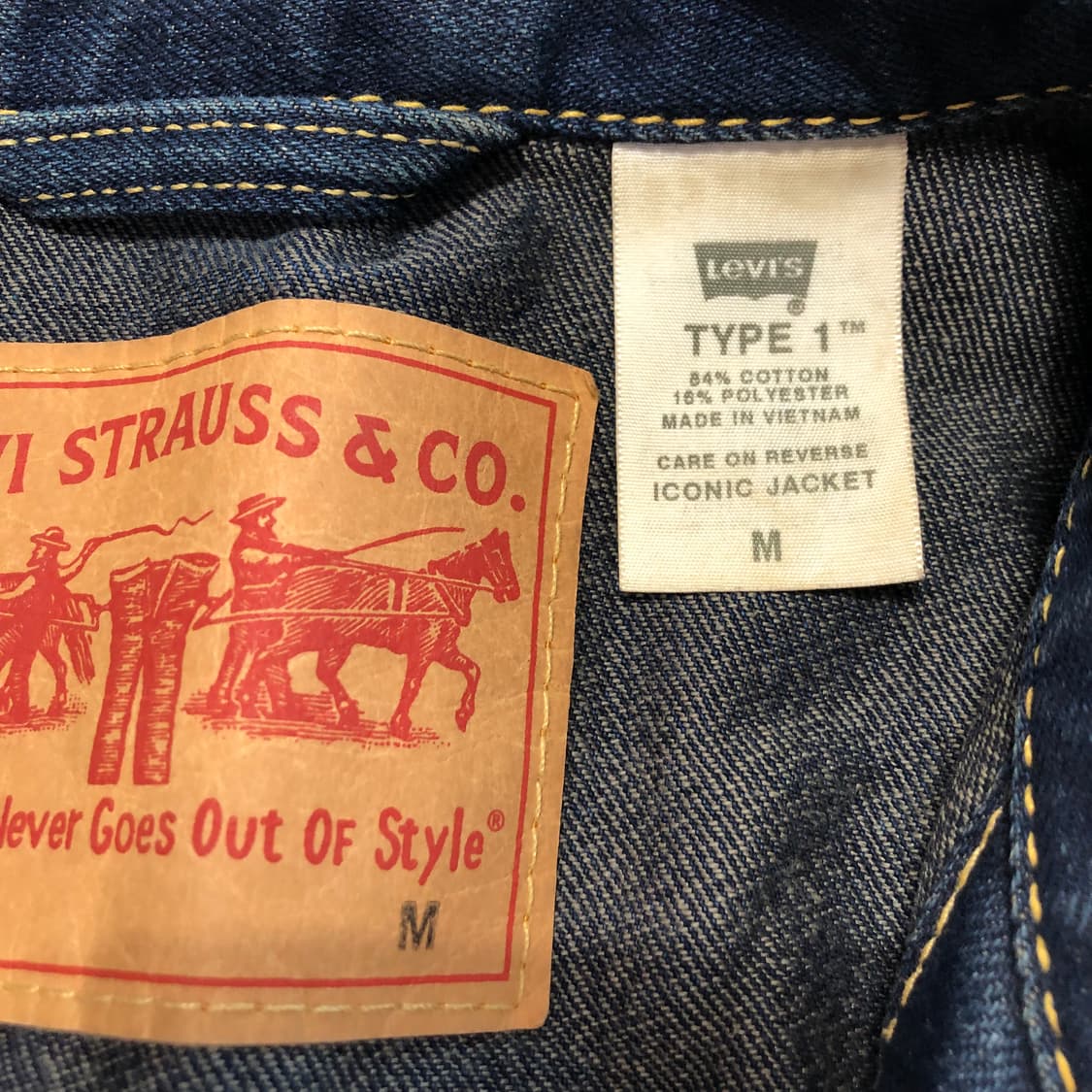 리바이스 타입원 데님자켓  상품이미지5