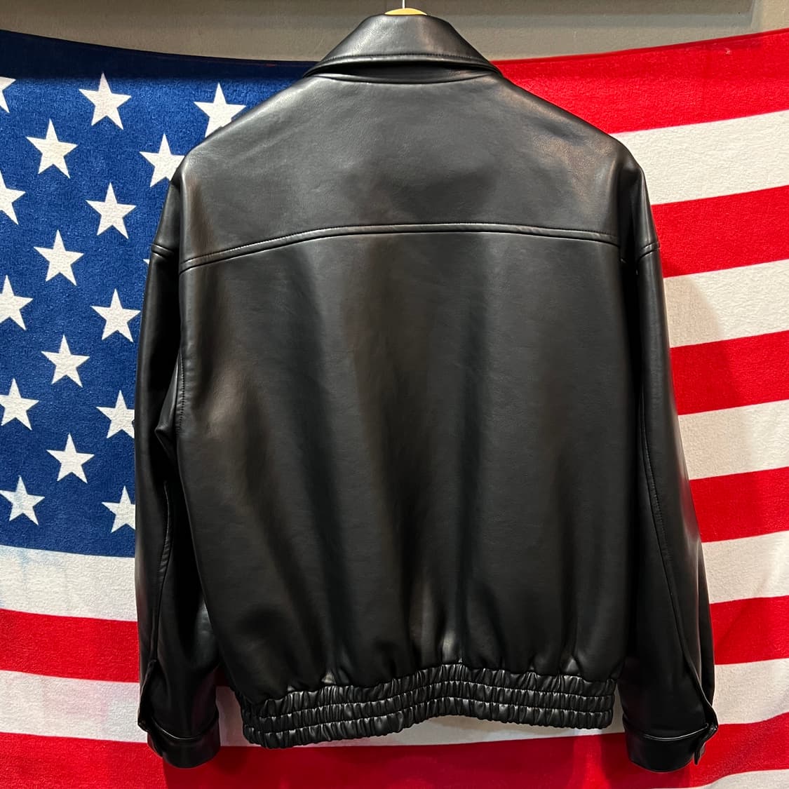 CODE: 블랙 레더 자켓 상품이미지2