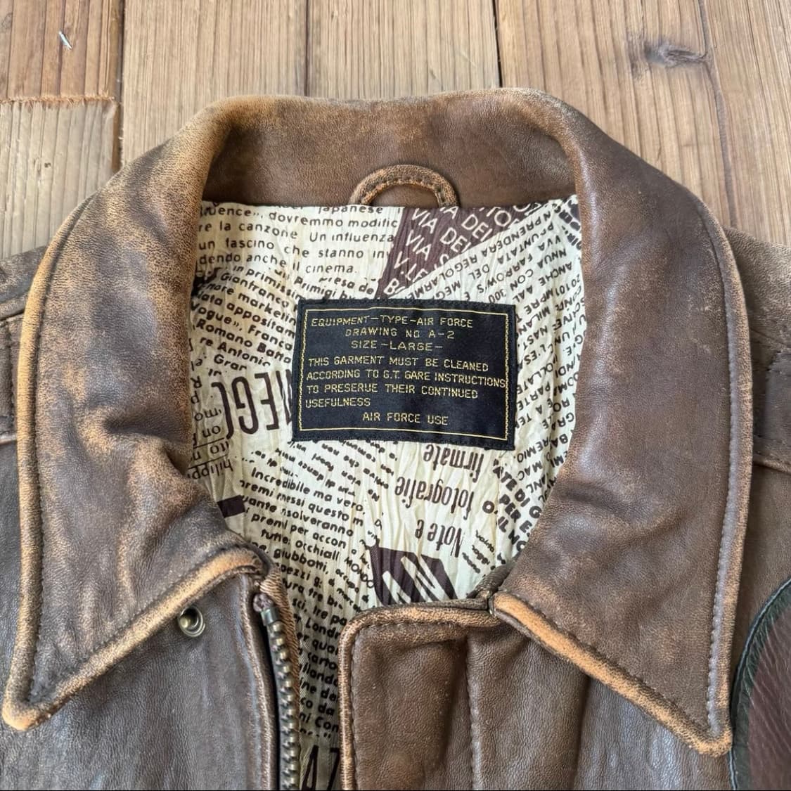 [Vintage Air Force] 재팬 메이드 A-2 자켓 상품이미지2